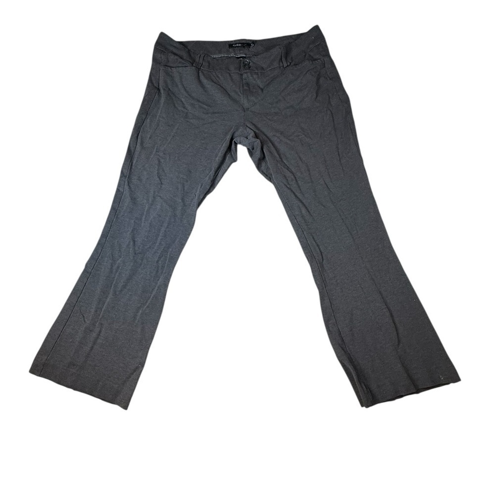 Studio By Torrid Women's Trouser Boot Mid-Rise Pant Size 24R BLACK